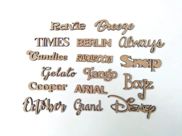 Letras 25cm