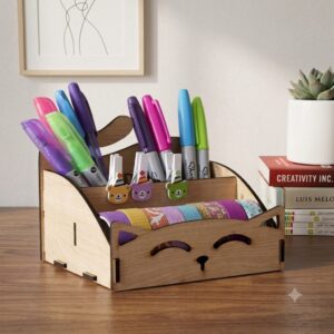 Organizador de Escritorio Gatito