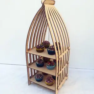 Jaula Porta Cupcakes