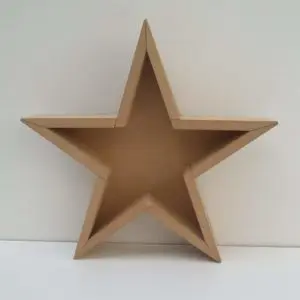 Estrella Decorativa con fondo