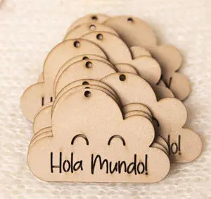 30 Souvenirs personalizados Nubecitas