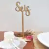 Número de Mesa Con Base - Imagen 4