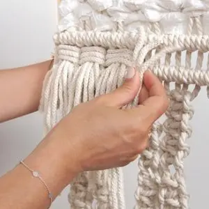 Introducción al macramé: creación de un tapiz decorativo