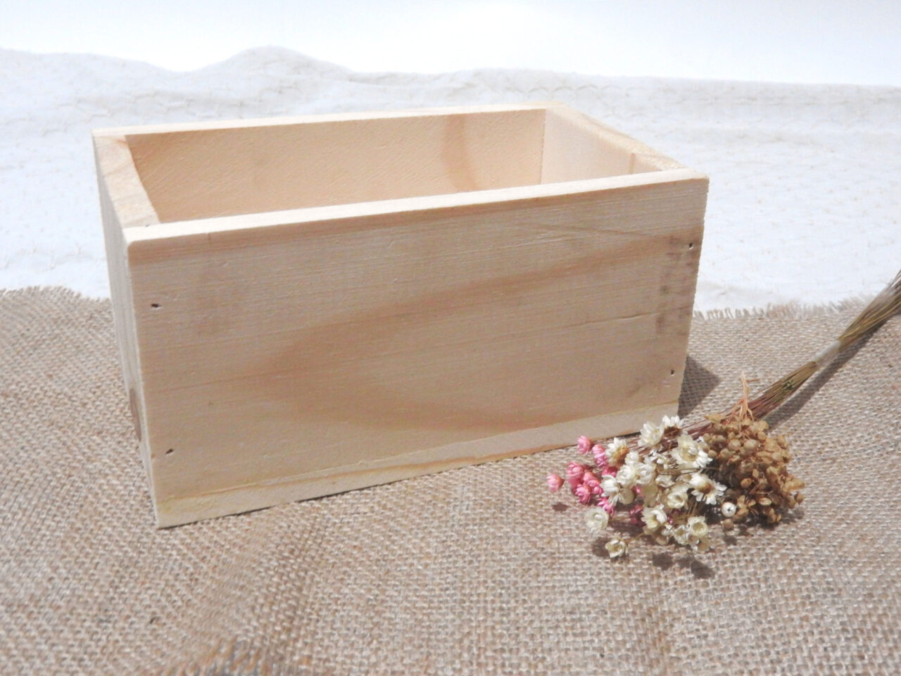 Cajoncito Rectangular de Pino ArteFibro decoracion del hogar cajon