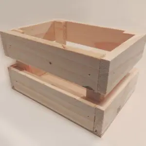 Cajon Verdulero Madera de Pino 13x18x10